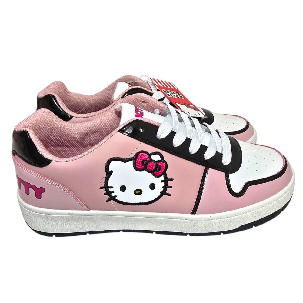 Hello Kitty Sanrio Casual Sport Court Sneakers Women's Size 10 & 11 Shoes Pink - Picture 6 of 12